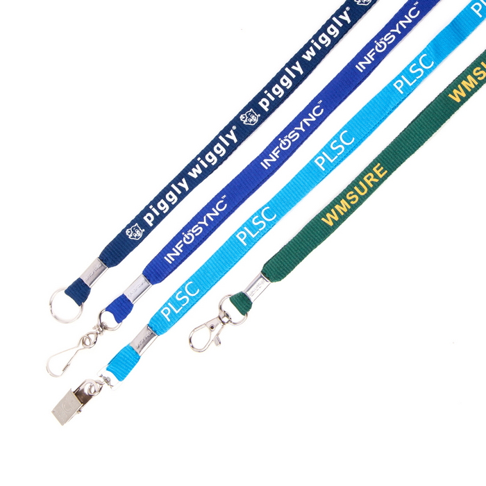 ''SDP1217354 Price Buster Flat Polyester 1/2'''' LANYARDs with Custom Impri''